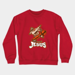 Jesus Skateboarding Crewneck Sweatshirt